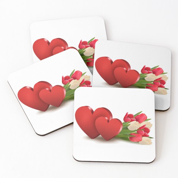 Artikelvorschau, Tulpen und Herzen entworfen und verkauft von Designs By Creation.