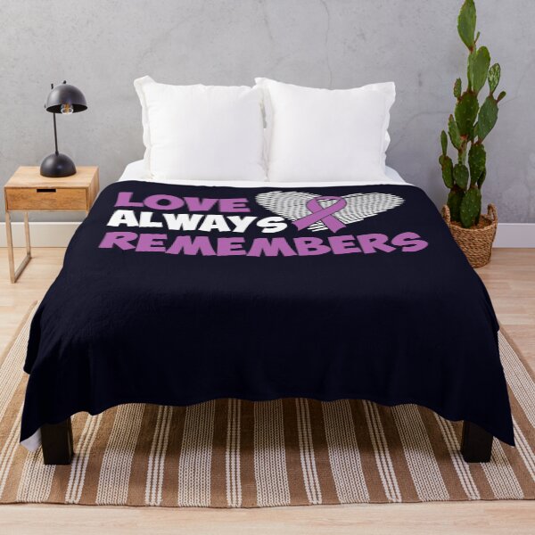 Item preview, Love always Remembers Purple ribbon designed and sold by mmos.
