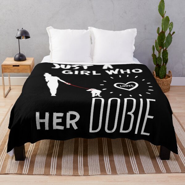 Item preview, Just a girl who loves her dobie  designed and sold by OneTimeEngineer.
