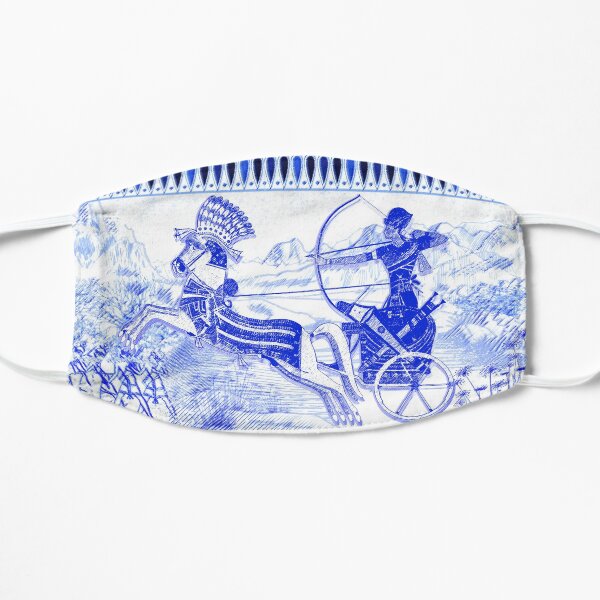 Egyptian Blue and White Ramses (SPODE INSPIRED) Mask