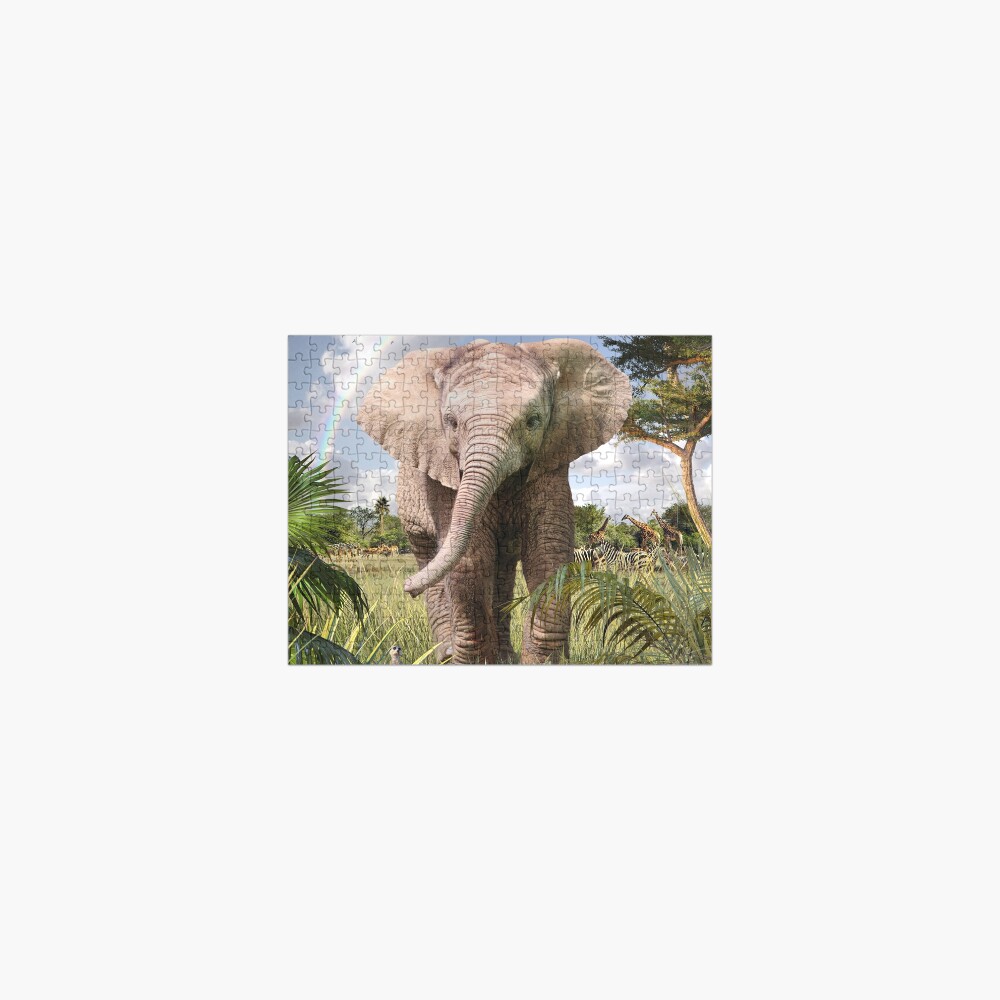 Baby Elephant Jigsaw Puzzle