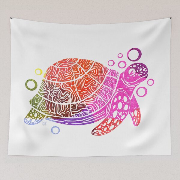 Item preview, Turtle (color) designed and sold by adeillustrator.
