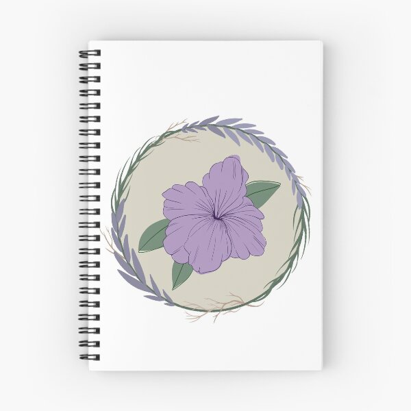Item preview, purple flower wreath designed and sold by pikikasa.