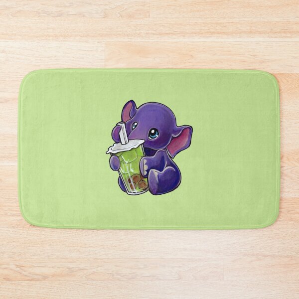 Item preview, Purple boba elephant  designed and sold by ArtOfBianca.