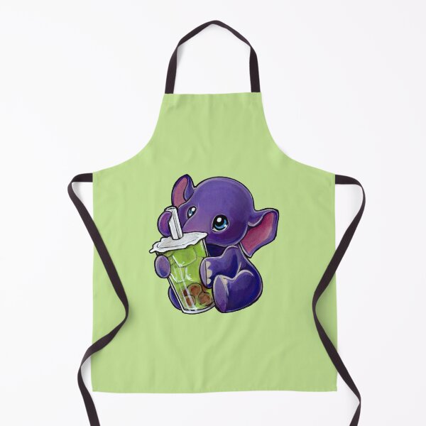 Item preview, Purple boba elephant designed and sold by ArtOfBianca.