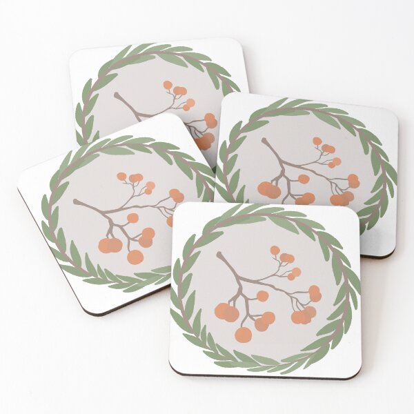 Item preview, Rowan berry wreath designed and sold by pikikasa.
