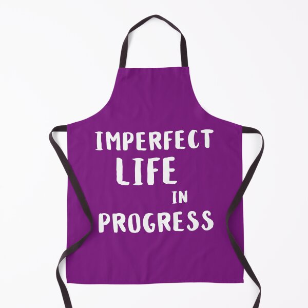 Item preview, Imperfect Life in Progress - White on Purple designed and sold by ImperfectLife.