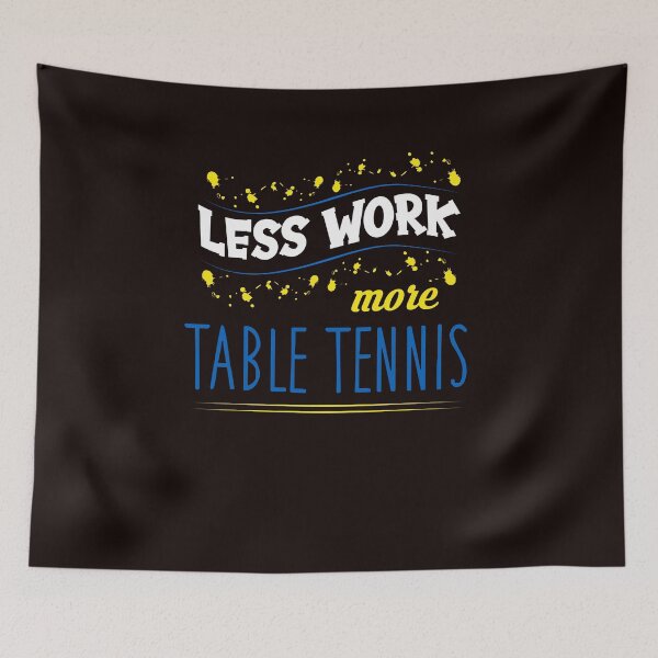 Item preview, Table tennis saying funny work designed and sold by Imutobi.