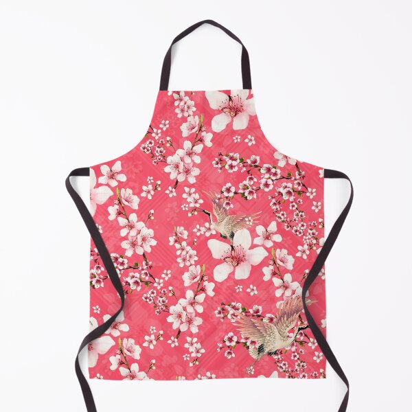 Item preview, Chinoiserie Oriental Cherry Blossom and Cranes designed and sold by WisdomInspired.