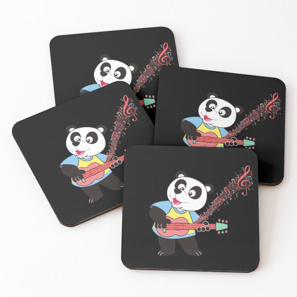 Item preview, Cute Panda Playing the Guitar designed and sold by KidsClothing.