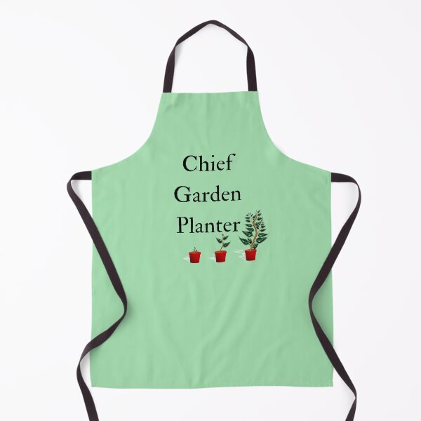 Item preview, Chief Garden Planter, Head Gardener, Funny Gardening, Greenhouse Kit designed and sold by HomeConscious.