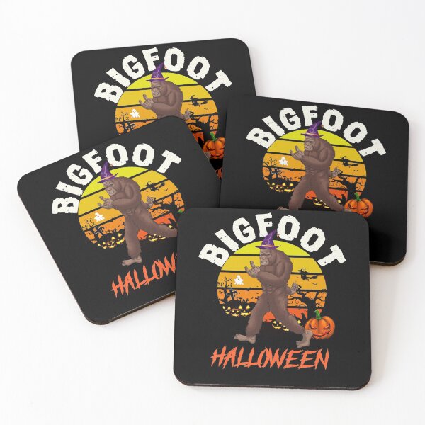 Item preview, Bigfoot halloween t-shirt designed and sold by TopDesignArt.