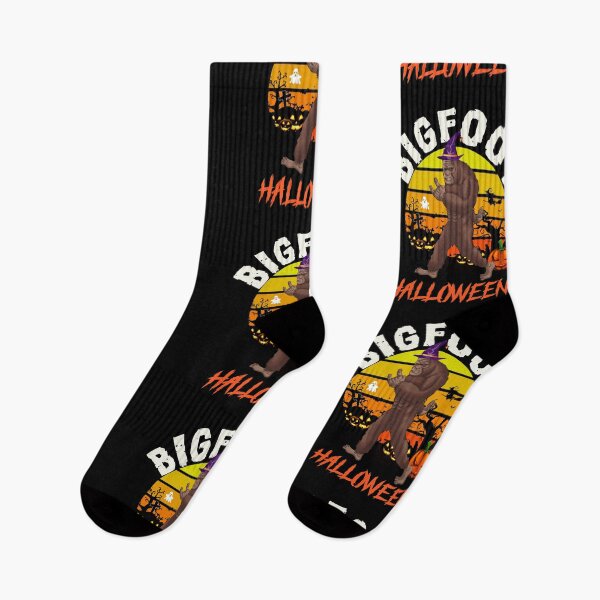 Item preview, Bigfoot halloween t-shirt designed and sold by TopDesignArt.