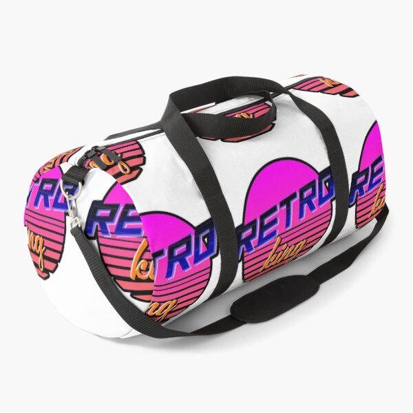 Item preview, Retro King Synthwave Outrun Sunset designed and sold by LauraBarnesArt.