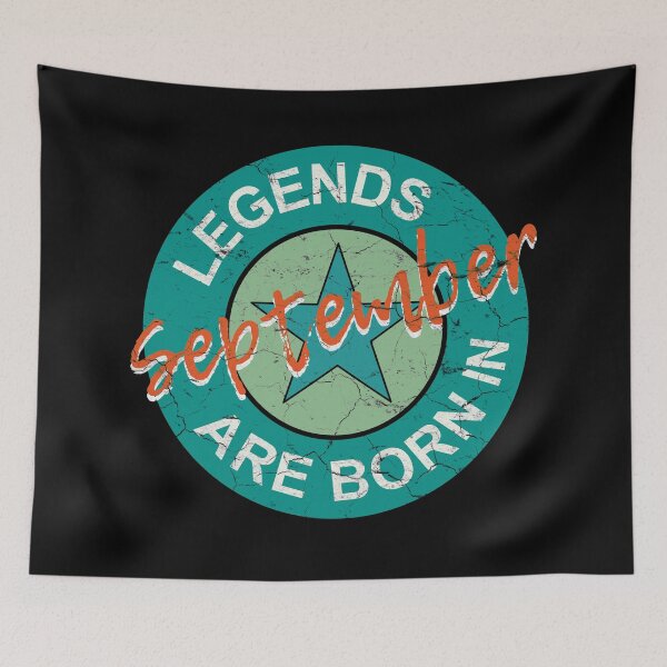 Item preview, Birthday: Legends are born in September designed and sold by PlusAdore.