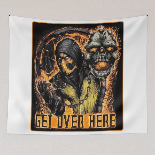 Artikelvorschau, Mortal Kombat Scorpion Komm her entworfen und verkauft von Shinobi23.