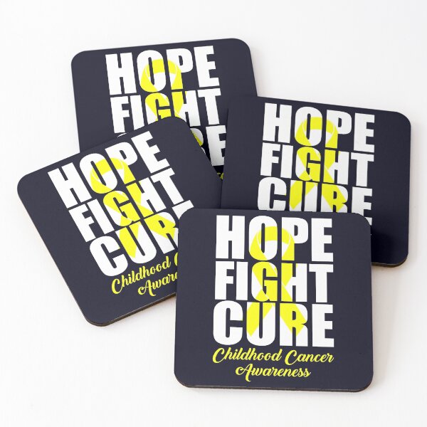 Item preview, Hope Fight Cure Childhood Cancer Awareness Yellow Ribbon designed and sold by mmos.