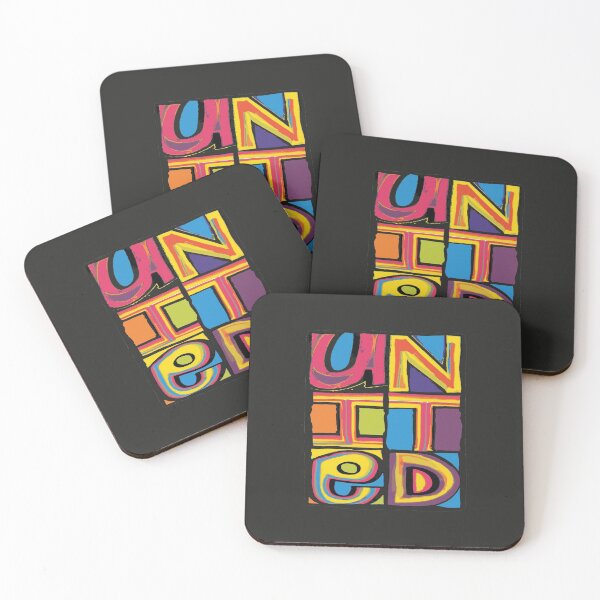 Item preview, UNITED 'Happy Mondays' Inspired Design on Black & Badge designed and sold by Rodney's Marketplace.