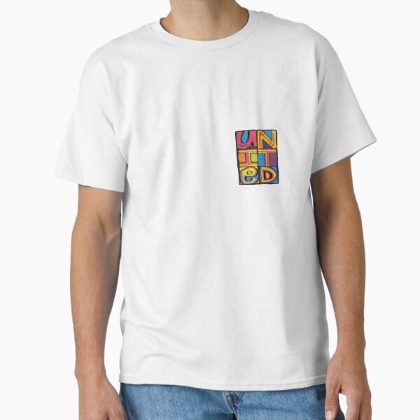Item preview, UNITED 'Happy Mondays' Inspired Design on Black & Badge designed and sold by LTFRstudio.