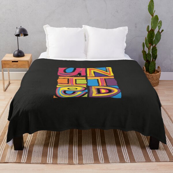 Item preview, UNITED 'Happy Mondays' Inspired Design on Black & Badge designed and sold by Rodney's Marketplace.