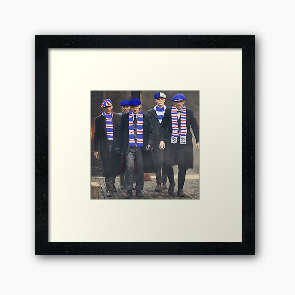 Glasgow Rangers FC fans Framed Art Print