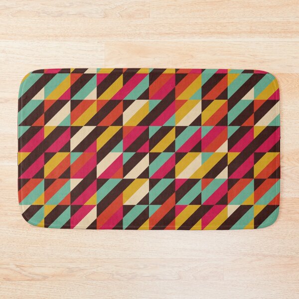 Item preview, Unique Retro Pattern - Cute Vintage Colors Cubes designed and sold by m95sim.