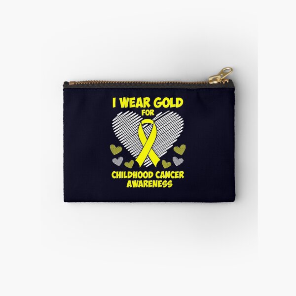 Item preview, I wear Gold for Childhood Cancer Awareness  designed and sold by mmos.