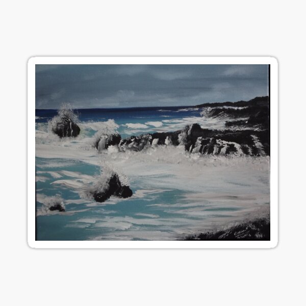 Les vagues se déchainent ! Sticker