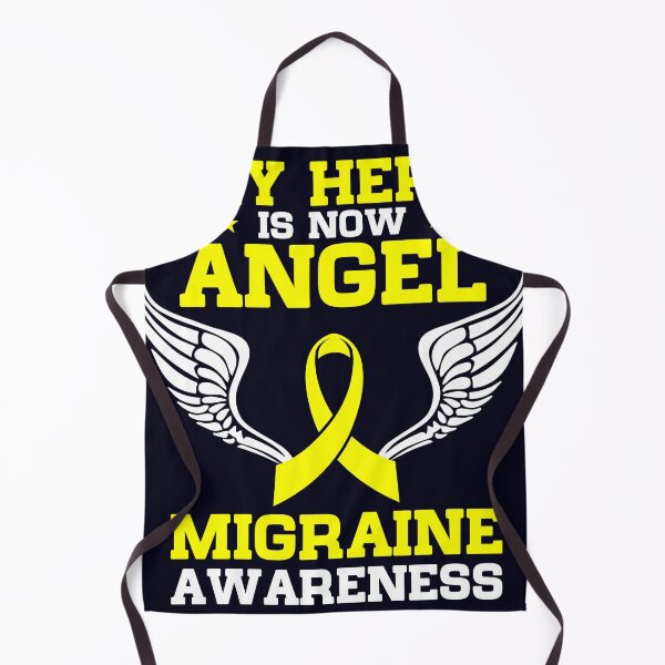 Item preview, My Heros is now Angel Migraine Awareness  designed and sold by mmos.