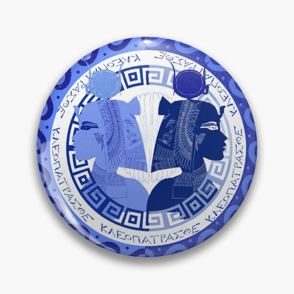 Artikelvorschau, Ägyptische blaue und weiße Kleopatra (SPODE INSPIRIERT) entworfen und verkauft von Curtis Ryan Woodside Productions.