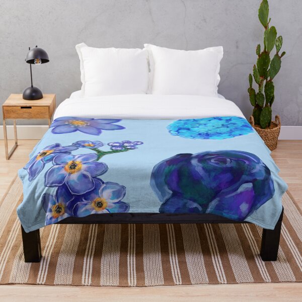 Item preview, Blue Flower Pack Rose, Hydrangea & More designed and sold by Niftjie.