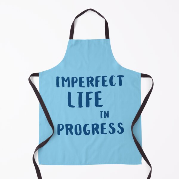 Item preview, Imperfect Life in Progress - Blue on Light Blue designed and sold by ImperfectLife.