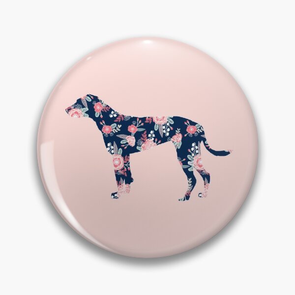 Item preview, Rhodesian Ridgeback silhouette - dog silhouette, floral, floral dog, dog, dogs, pet, cute, dog sticker, dog floral sticker designed and sold by PetFriendly.