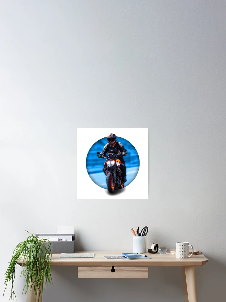 Thumbnail 2 of 3, Poster, Motorcycle Rider designed and sold by TPceebee.