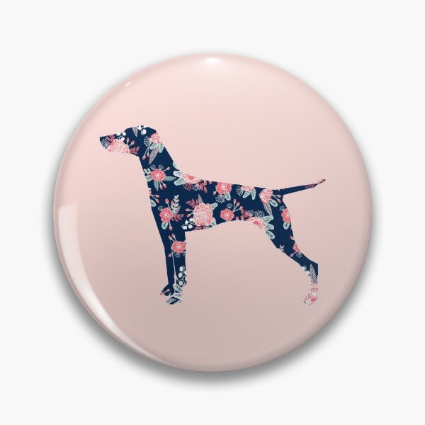 Item preview, Vizsla dog silhouette - dog silhouette, floral, floral dog, dog, dogs, pet, cute, dog sticker, dog floral sticker designed and sold by PetFriendly.