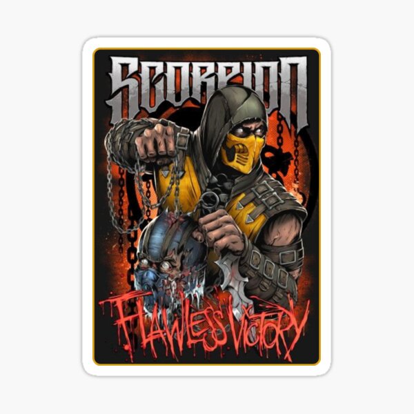 Artikel-Vorschau von Mortal Kombat Scorpion Makelloser Sieg, designt und verkauft von Shinobi23.