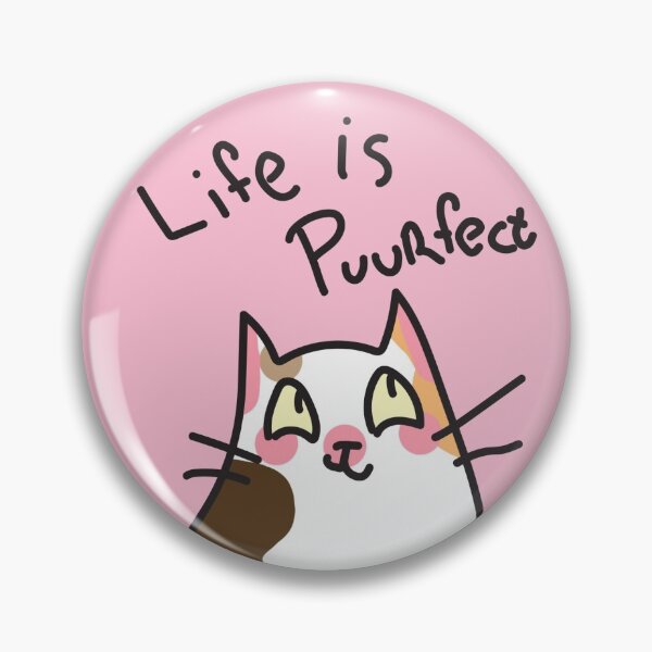 Item preview, Life is puurfect Cat designed and sold by Kurotine.