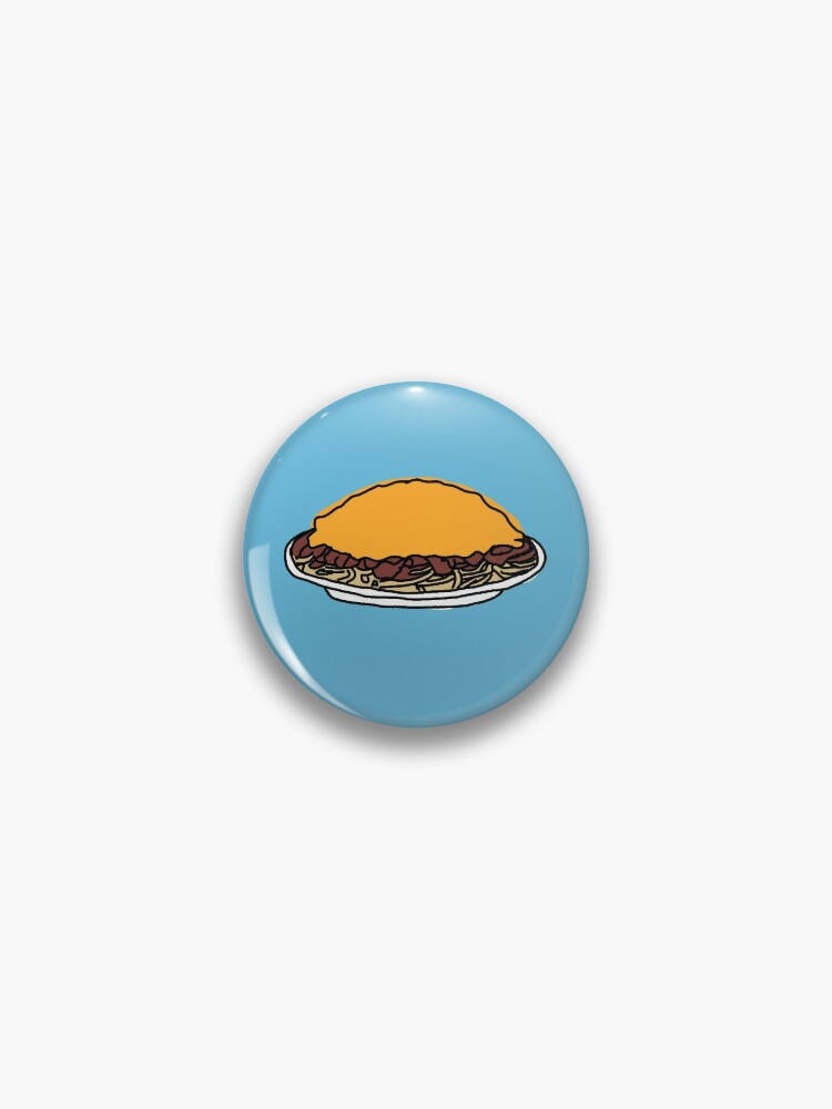 skyline chili ' Pin for Sale by Nicole Desmond