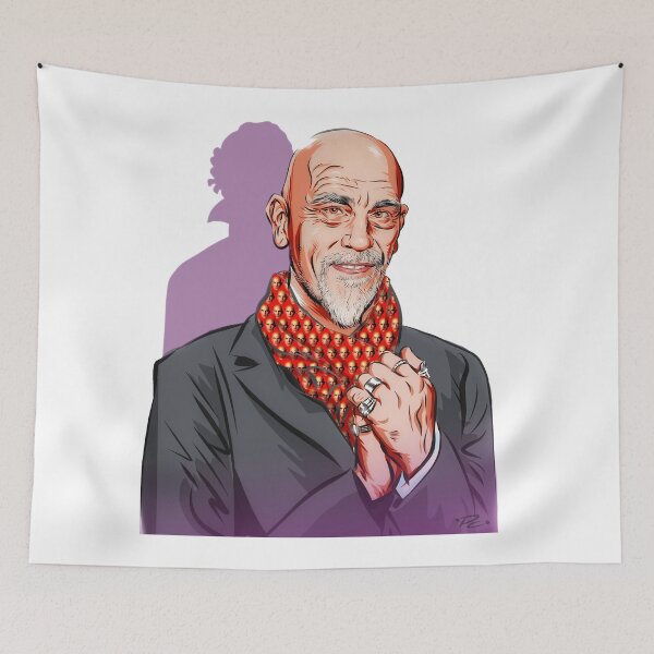 Item preview, John Malkovich - An illustration by Paul Cemmick designed and sold by TIGERDAVER.