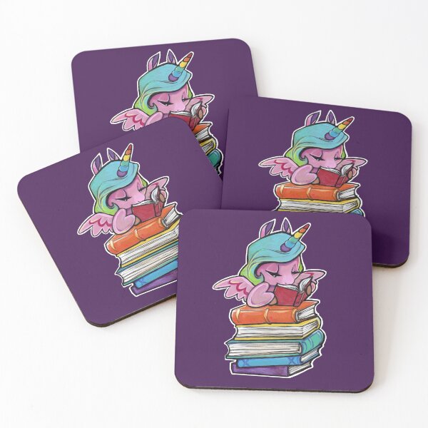 Item preview, Rainbow Library unicorn  designed and sold by ArtOfBianca.