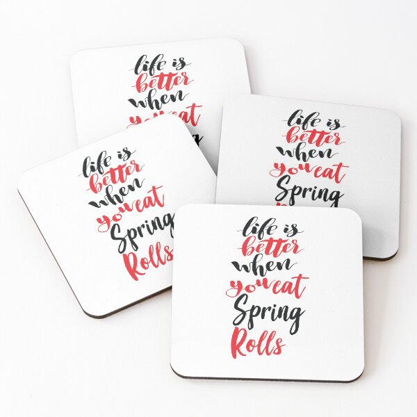 Item preview, Life Is Better When You Eat Spring Rolls designed and sold by ProjectX23.