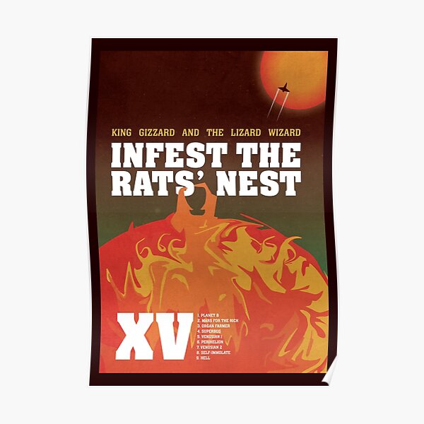 King Gizzard Infest The Rats Nest Poster