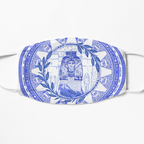 Egyptian Blue and White Queen Tiye (SPODE INSPIRED) Mask