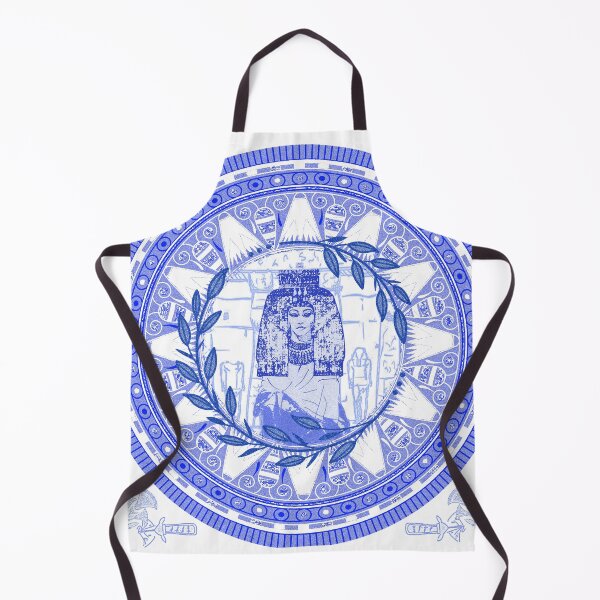 Item preview, Egyptian Blue and White Queen Tiye (SPODE INSPIRED) designed and sold by Curtis Ryan Woodside Productions.