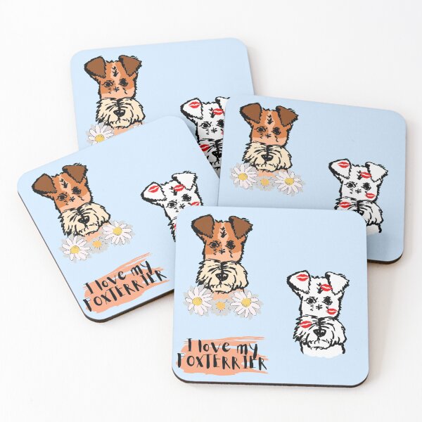 Item preview, Foxterrier stickerpack designed and sold by NinaBetterNot.