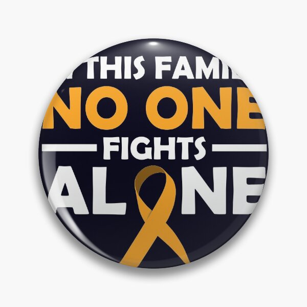 Item preview, In this Family Noone fights Alone Leukemia Awareness Orange Ribbon designed and sold by mmos.