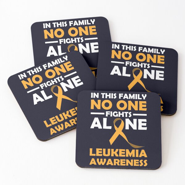 Item preview, In this Family Noone fights Alone Leukemia Awareness Orange Ribbon designed and sold by mmos.