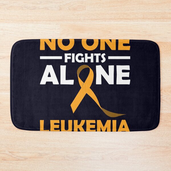Item preview, In this Family Noone fights Alone Leukemia Awareness Orange Ribbon designed and sold by mmos.