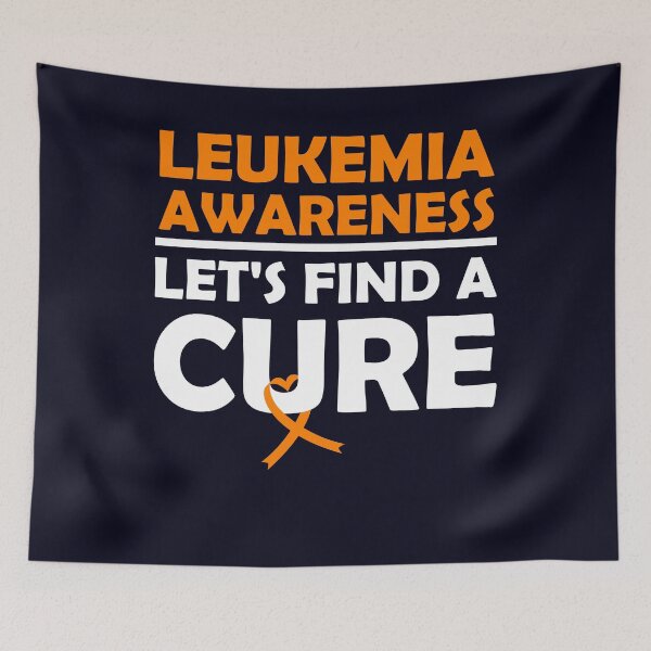 Item preview, Let's find a Cure Leukemia Awareness Orange ribbon designed and sold by mmos.