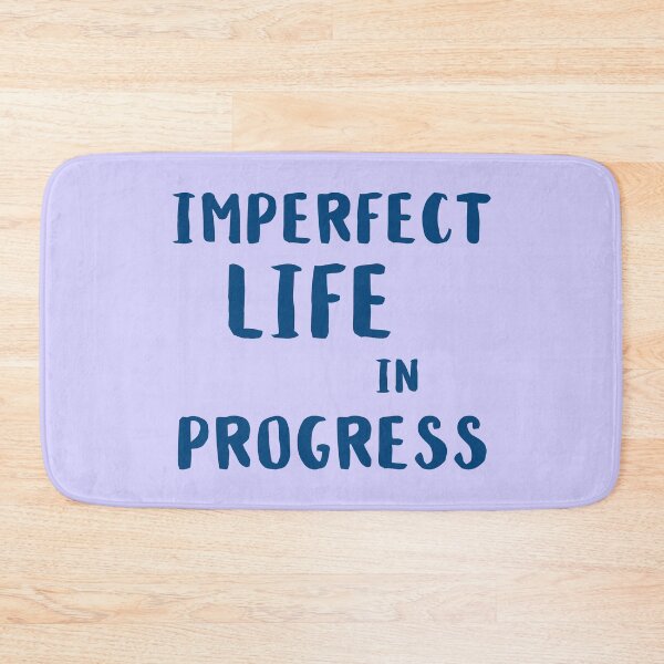 Item preview, Imperfect Life in Progress - Blue on Wisteria designed and sold by ImperfectLife.